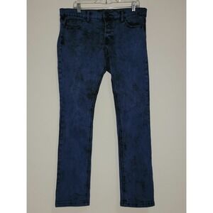 XXX Rude Skinny Jeans Women Dark Wash Acid Wash Denim Pants Size 32